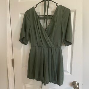 Francesca’s Green Romper